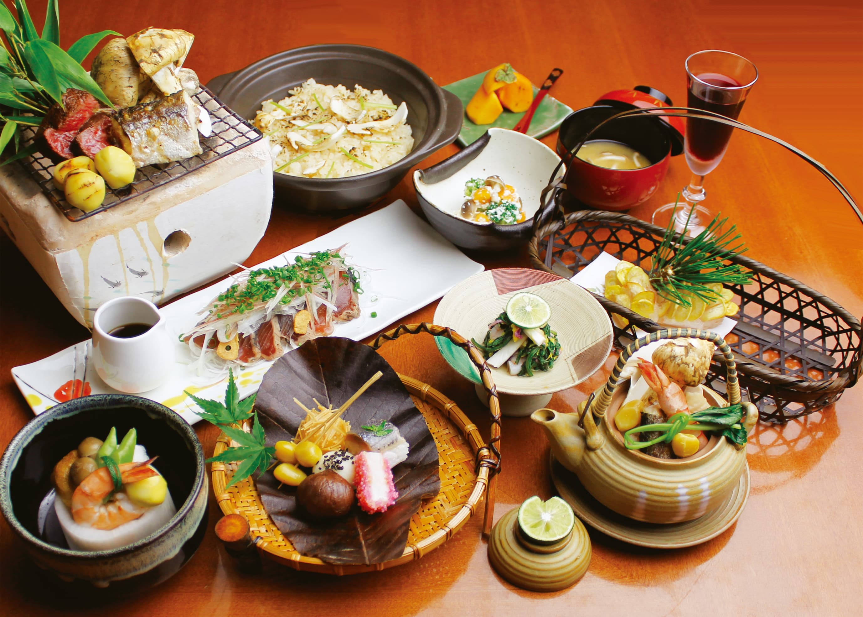 こだわりの会席料理