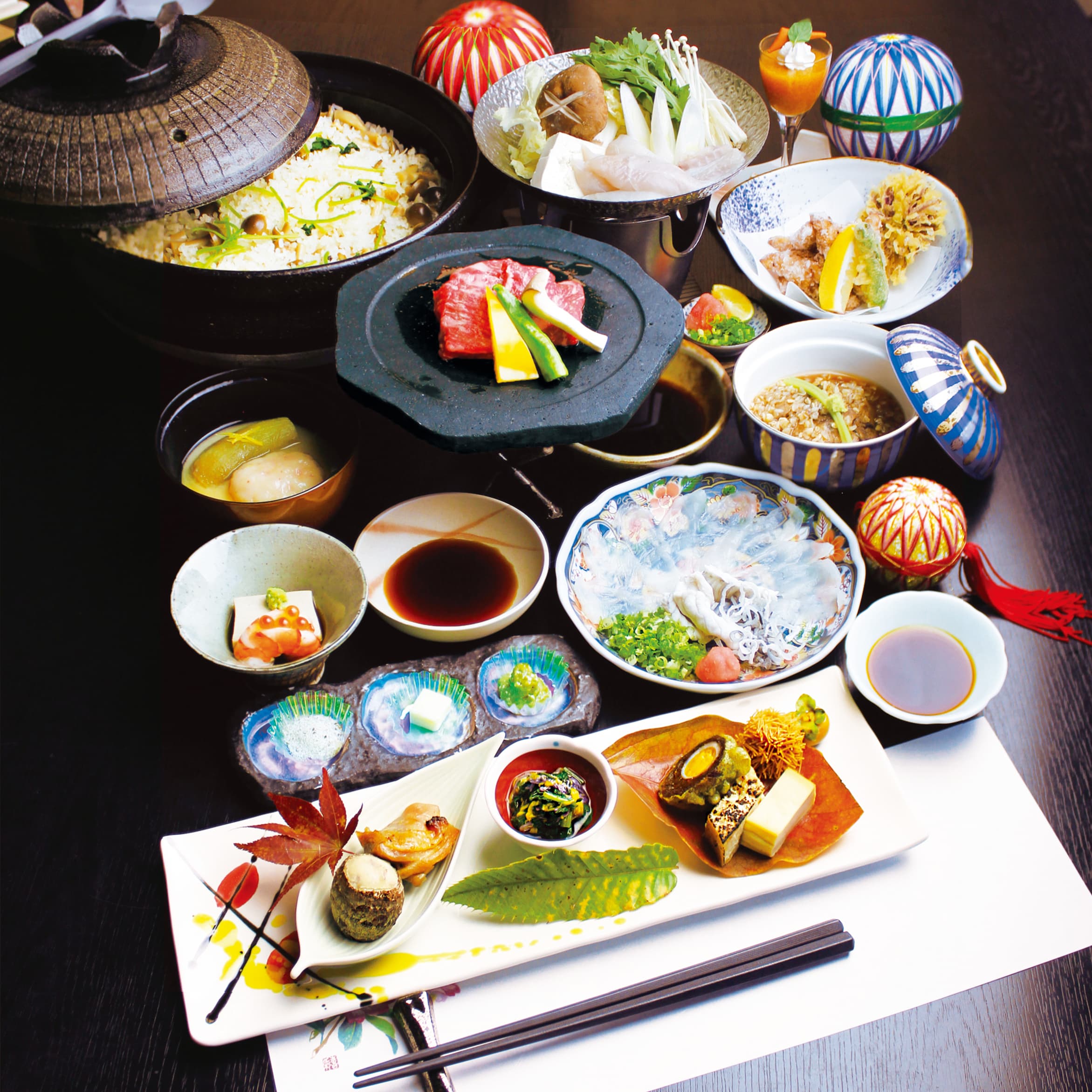 スタンダードプランの会席料理